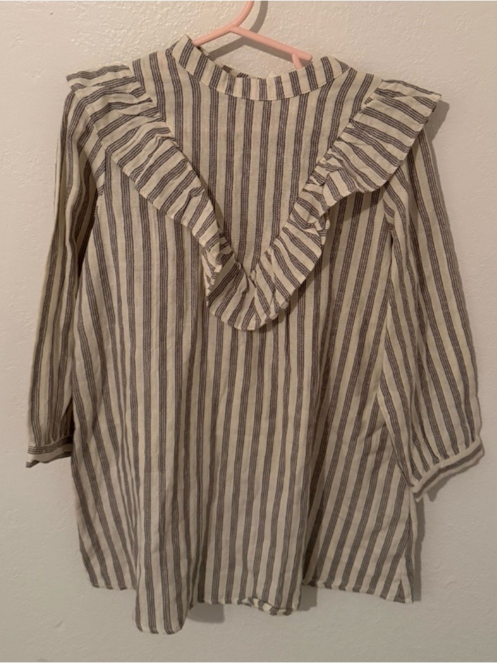 Rylee + Cru Stripe Ruffle Dress Toddler Size 4-5 Years NWT
